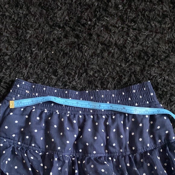 Hollister Navy Polka Dot Mini Skirt size M - Picture 4 of 5